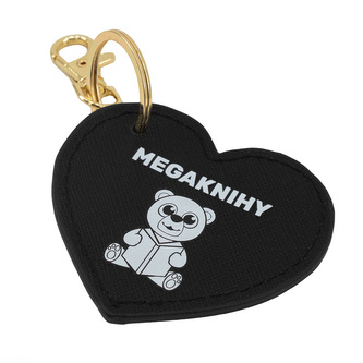 Červený přívěsek na klíče