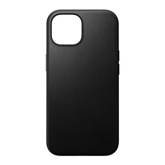 Nomad Modern Leather Case, black - iPhone 15