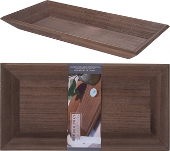 Dřevěný tác hnědý 40x20 cm