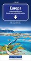 Europa Fernverkehrsstrassen Strassenkarte 1:3,6 Mio.