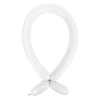 Balonek modelovací Frosty White, D01 - Bílý, 100 ks
