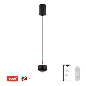 Immax NEO DORMINE Smart stahovací bodové svítidlo, černá mat, Zigbee 3,0