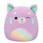 Plyšový mazlíček Squishmallows Panda červená - Lexis, 30 cm