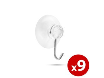Věšák s přísavkou FAMILY 58538 9ks Věšák s přísavkou FAMILY 58538 9ks