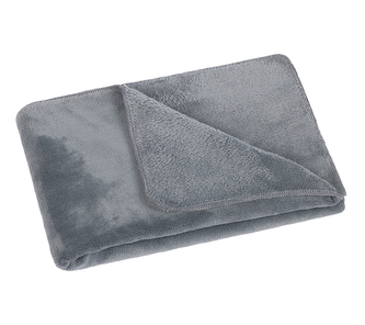 Přikrývka Korall micro - šedá - 75x100 cm