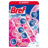 Bref Power Aktiv Flower tuhý WC blok 3 x 50 g