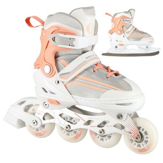 NH18190 BÍLO-RŮŽOVÉ VEL.S(29-33) BRUSLE 2V1 NILS EXTREME NH18190 BÍLO-RŮŽOVÉ VEL.S(29-33) BRUSLE 2V1 NILS EXTREME