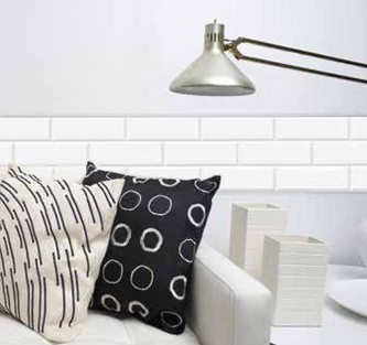 Crearreda Samolepicí dekorace L pěnové obklady White Bricks 54717 Bílé cihly Crearreda Samolepicí dekorace L pěnové obklady White Bricks 54717 Bílé cihly