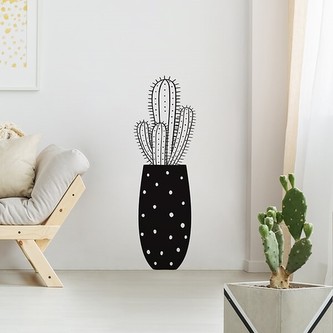 Crearreda Samolepicí dekorace WA L Cactus 58114 Kaktus