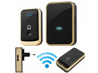 Bezdrátový zvonek černý