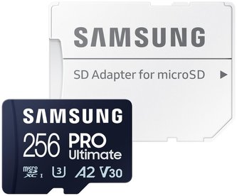 Samsung micro SDXC 256GB PRO Ultimate + SD adaptér