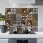Crearreda Samolepicí kuchyňský panel KP Sand Tiles 67278 Pískové obkladačky