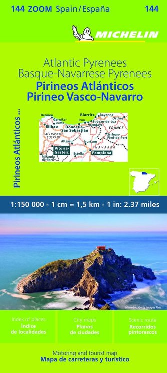 Michelin Atlantische Pyrenäen
