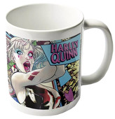 Bílý keramický hrnek DC Comics|Batman: Harley Quinn Neon (objem 315 ml)