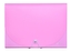 Desky na dokumenty CONCORDE s gumou A4, 7 kapes, pastel růžová