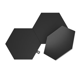Nanoleaf Shapes Black Hexagons Expansion Pack 3PK