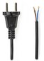 NEDIS napájecí kabel k vysavači/  CEE 7/17/ 250 V AC/ PVC/ černý/ 7 m