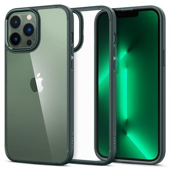 Spigen Ultra Hybrid, midnight green - iPhone 13 Pro Max