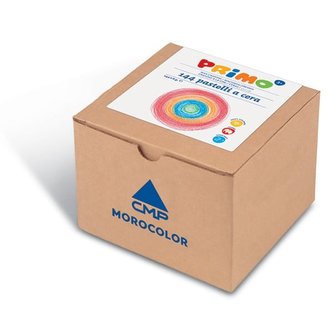 Voskové pastelky PRIMO, 10,5 x 84 mm,  144 ks, mix barev