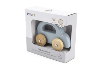 Dřevěné autíčko-modré Dřevěné autíčko-modré