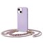 Kryt se šňůrkou pro iPhone 14 - Tech-Protect, Icon Chain Violet