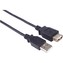 PremiumCord USB 2.0 prodlužovací kabel 1m černý