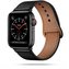 Tech-protect řemínek kožený pro Apple Watch 42/44mm, černý