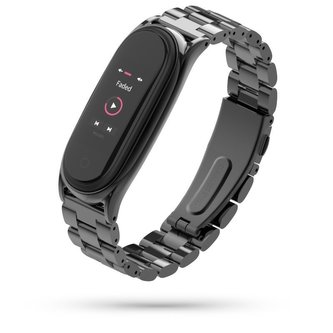 Náhradní náramek Xiaomi Mi Band 5/6 - kovový, černý