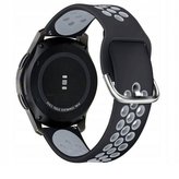 Tech-Protect SOFTBAND Gumový řemínek pro Samsung Galaxy Watch 46mm, černá/šedá