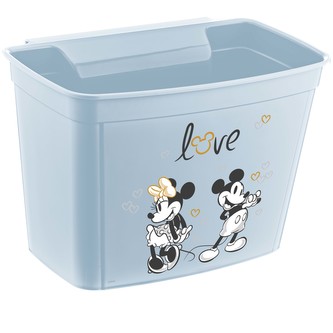 Odpadkový koš na přebalovací kout závěsný "Mickey", Kouřově modrá