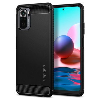 Spigen Rugged Armor, black - X.Redmi Note 10/10S