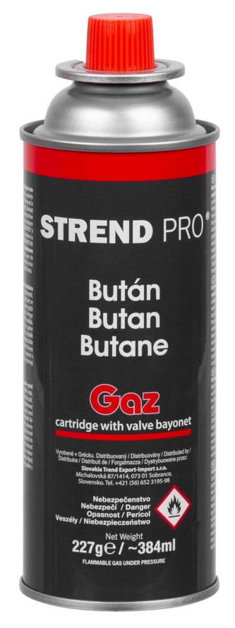 Kartuše PB 227g ventil  STREND PRO
