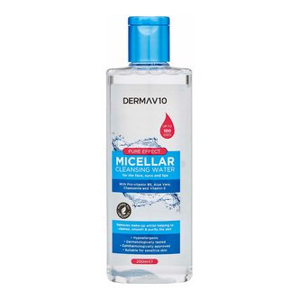 Derma V10 micelární čistící pleťová voda 200ml Derma V10 micelární čistící pleťová voda 200ml