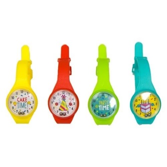 Dětské hodinky s hlavolamem 4 ks