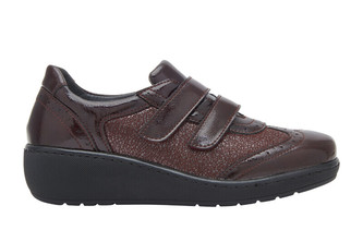Scholl Dámské zdravotní vycházková obuv THELMA 2 STRAPS hnědá 42