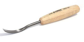 Dláto řezbářské prohnuté 12 90 195 1R Prohnuté 1R