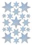 Naklejki Gwiazdki holograficzne srebne
