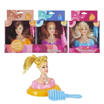 Stylingová hlava + doplnky