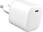 eSTUFF INFINITE USB-C Charger, EU, PD 45W GaN.,100 % recyklovaný TPU, bílá