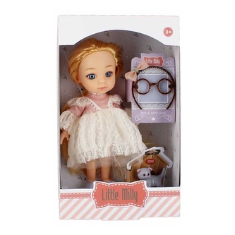 Panenka v krásných šatech