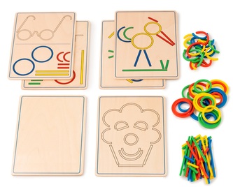 Kroužky a tyčinky herní set