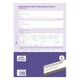 Nájemní smlouva DE Avery Zweckform, 2850 pro pronájem bytů a domů, A4, 6 stranná