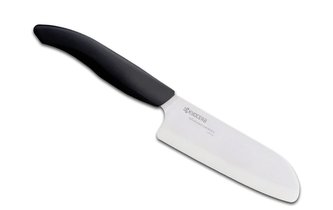KYOCERA keramický profesionální kuchyňský nůž, bílá čepel - 11,5 cm, černá rukojeť