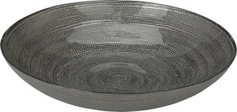 mísa d30cm, stříbrně matné sklo