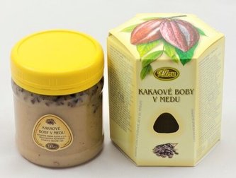 Kakaové boby v medu Kakaové boby v medu
