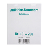 Čísla samolepící Wolf & Appenzeller, Čísla 101-200