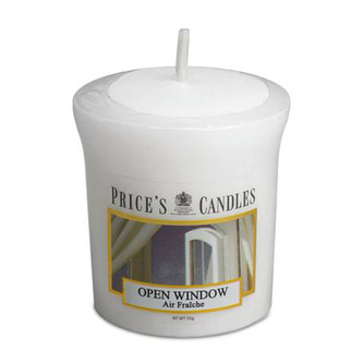 Votivní svíčka Price´s Candles, Otevřené okno, 55 g