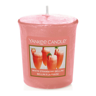 Svíčka Yankee Candle, Jahodové Bellini, 49 g