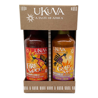 Ukuva Dárkový Duo set omáček z Jižní Afriky, 2x240 ml Ukuva Dárkový Duo set omáček z Jižní Afriky, 2x240 ml