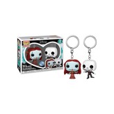 Funko POP Keychain: The Nightmare Before Christmas- Holiday Jack & Sally (2pack)